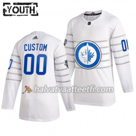Lasten NHL Winnipeg Jets Pelipaita Custom Valkoinen 2020 NHL All-Star Adidas Authentic 